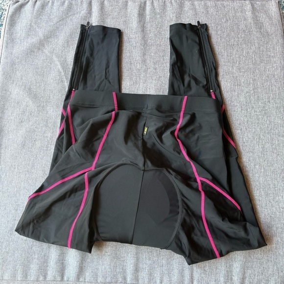 XGC Women's Long Cycling Pants Legging w/ 4D Sponge Padded, XL - Picture 2 of 9